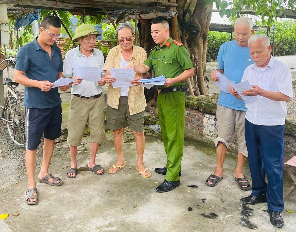 Công an phường Ái Quốc: Chủ động ứng dụng chuyển đổi số trong tuyên truyền pháp luật, phòng chống tội phạm